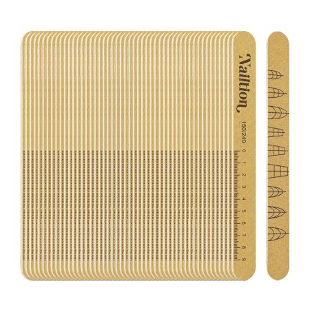 Nailtion Professional Nail Files 150/240 Grit (Pack of 50) - Double Sided