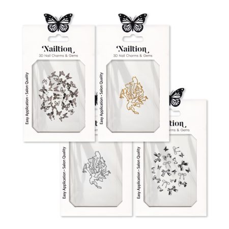Assorted Nailtion 3D Nail Accessories